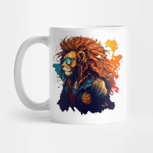 Hipster Lion Mug